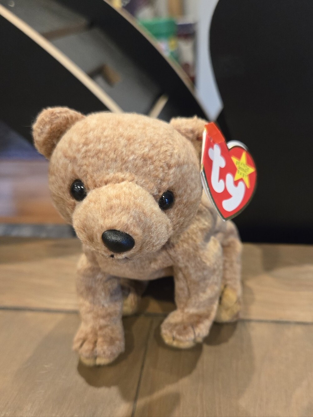 Vintage 1999 Ty Beanie Baby Pecan the Bear New